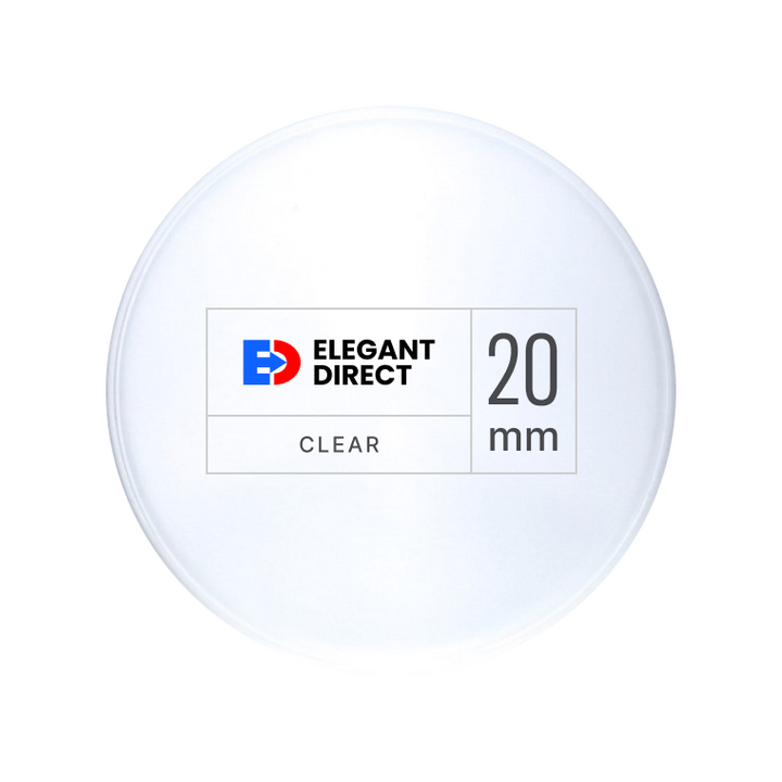 Elegance PMMA Clear Disc 98mm 20mm