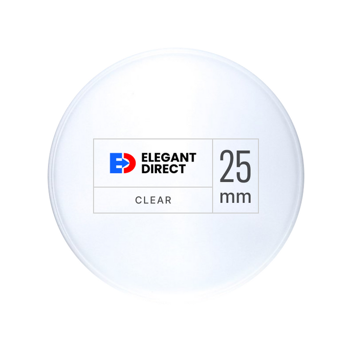 Elegance PMMA Clear Disc 98mm 25mm