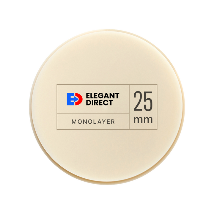Elegance PMMA Monolayer Pre-Shaded Disc 98mm 25mm